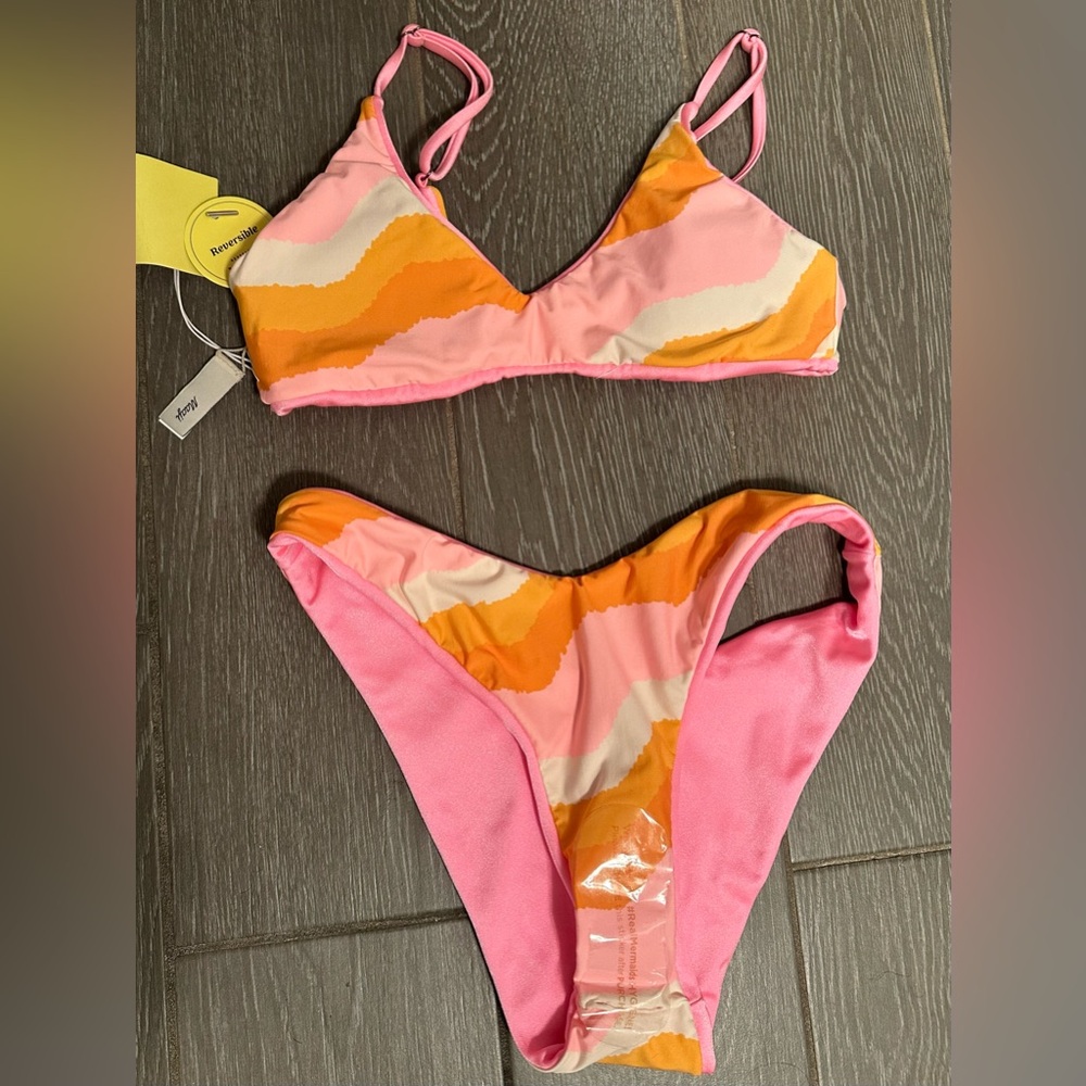 Maaji Orchid Pink Liberties Bralette Bikini M - Picture 4 of 11